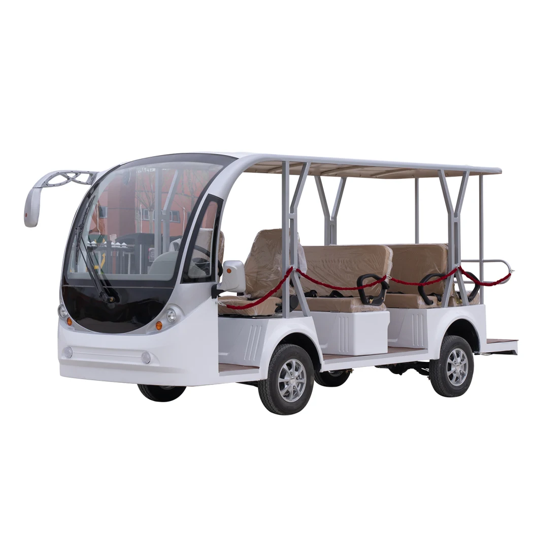 China Good Classic Eleven Seats Sightseeing Car with Waterproof Dustproof Turn Signal