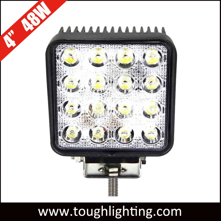 High Intensity 4.5&quot; 48W 3200lm Epistar Square LED Tractor Work Lights
