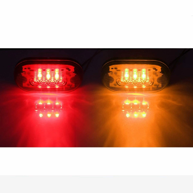 Truck Identification Lights LED Clearance and Side Marker Light LED Lights for Truck 24V