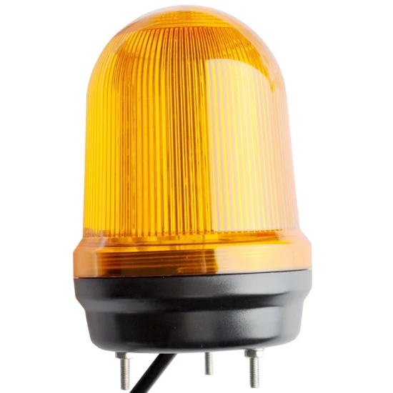 3.7 Inch Amber Emergency Revolving Rotary Warning Strobe Beacon Light for Heavy Duty