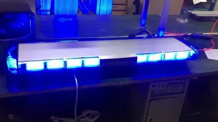 70W 137mm Thin Speaker 4 Colors Emergency Warning Police Car LED Emergency Light Bar