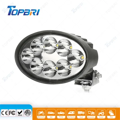 40W CREE Oval LED Working Worklight Light with Swivel Mount