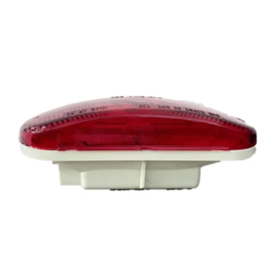 6 Oval Tail Lights Red Oval 12V Tractor Truck LED Tail Turn Stop Lights