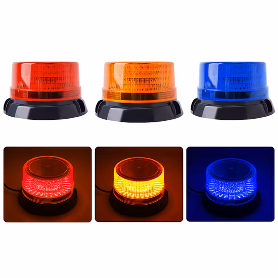 Rotating LED Warning Strobe Beacon Warning Truck Flashing Light