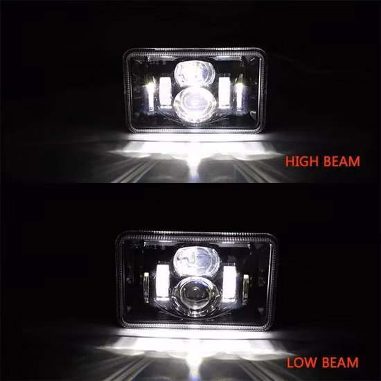 T400 T600 T800 4X6 Brightest Sealed Beam LED Truck Headlights for Chevrolet Chevy Camaro Mustang Pontiac Kenworth T880 Headlight